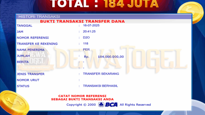 Bukti JP Dewatogel Togel2